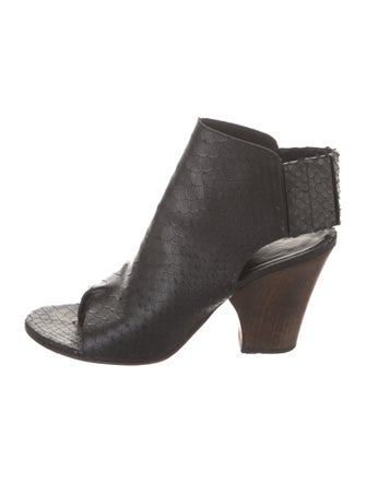 Zero + Maria Cornejo Snakeskin Slingback Sandals