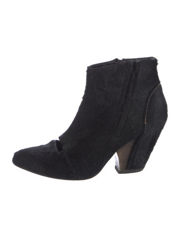 Zero + Maria Cornejo Boots Calf Hair Cutout Accent IT 39.5 | 9.5