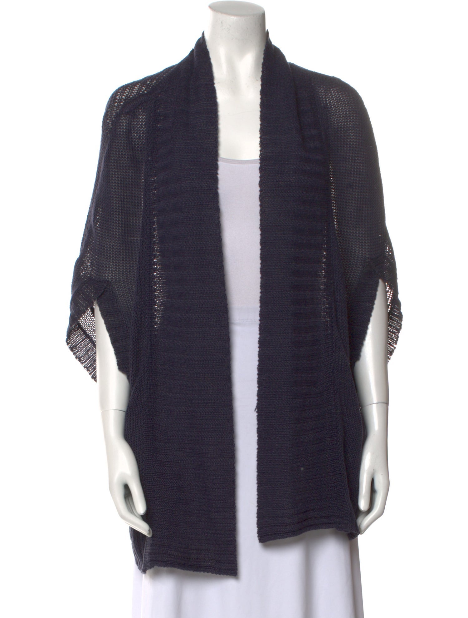 Zero + Maria Cornejo Linen Open Front Sweater