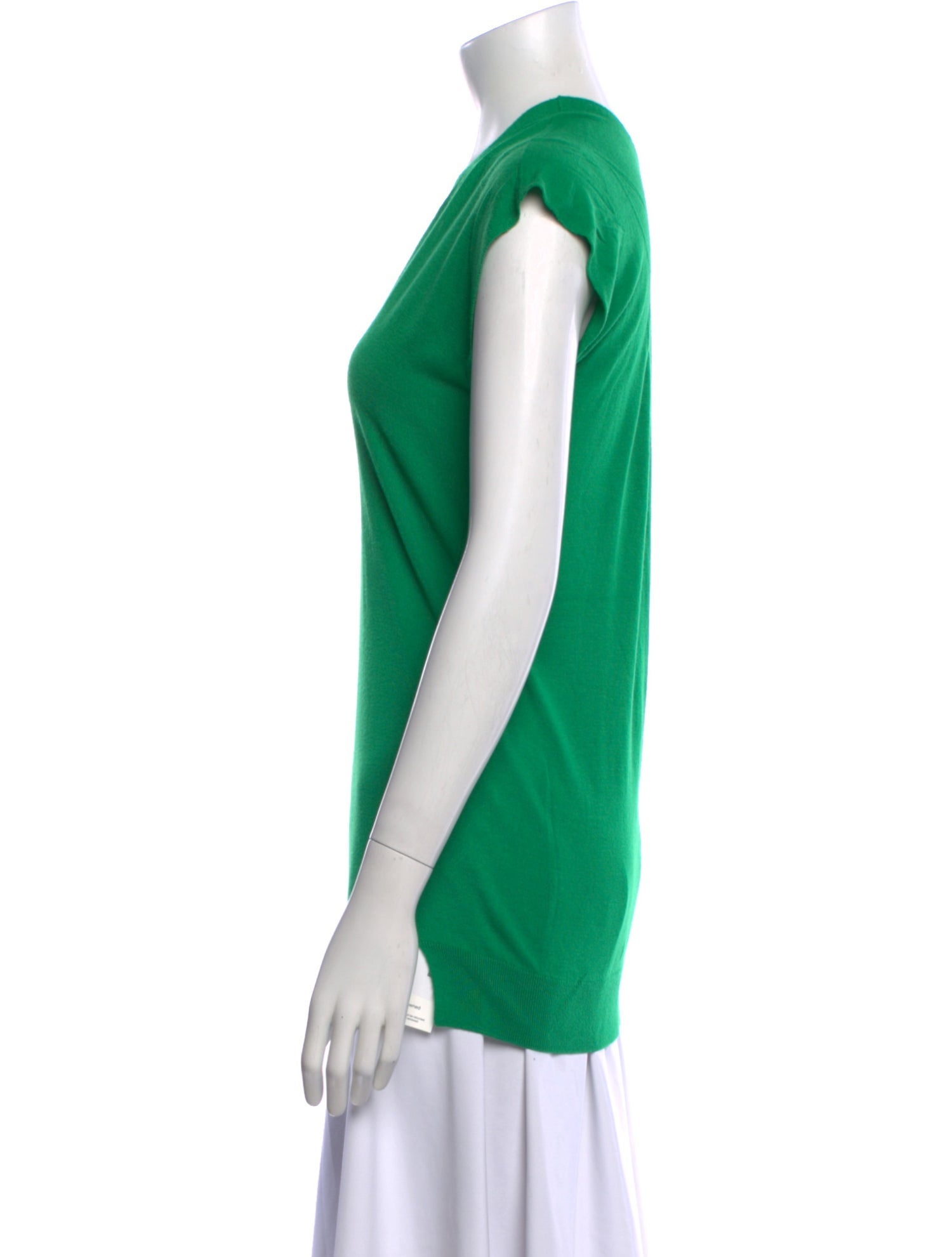 Zero + Maria Cornejo V-Neck Short Sleeve Blouse