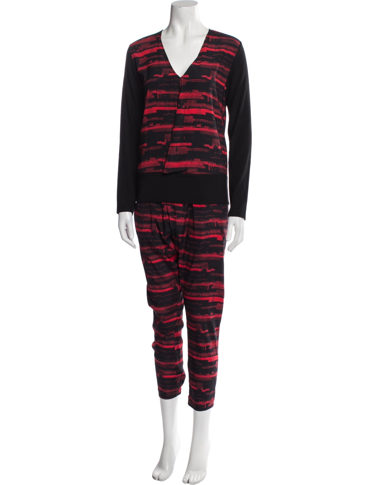 Zero + Maria Cornejo Silk Printed Pant Set