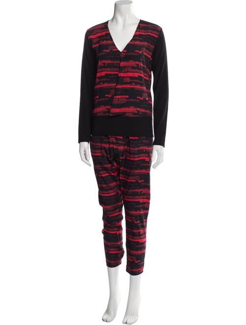 Zero + Maria Cornejo Silk Printed Pant Set