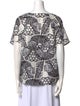 Zero + Maria Cornejo Silk Printed Blouse