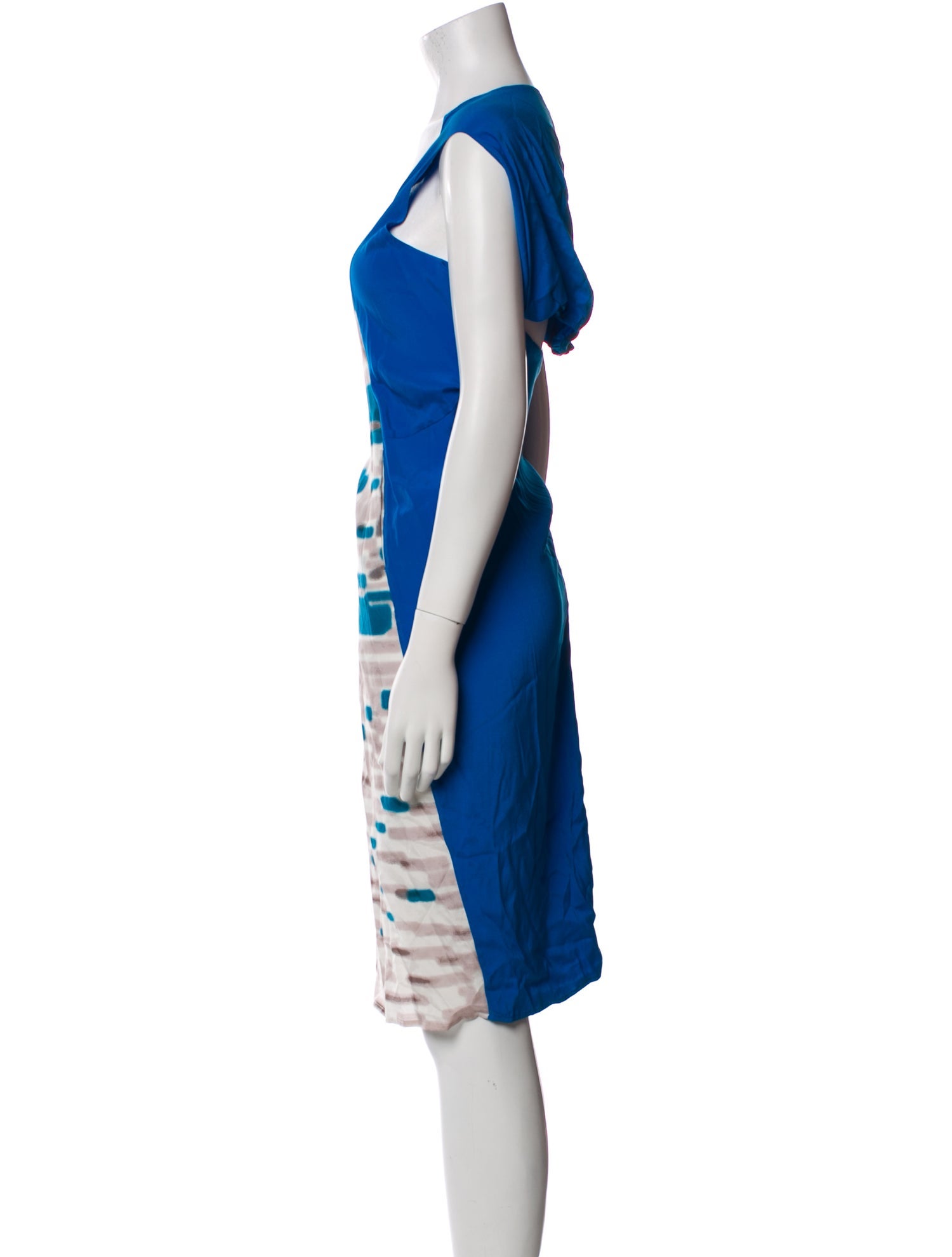 Zero + Maria Cornejo Silk Knee-Length Dress