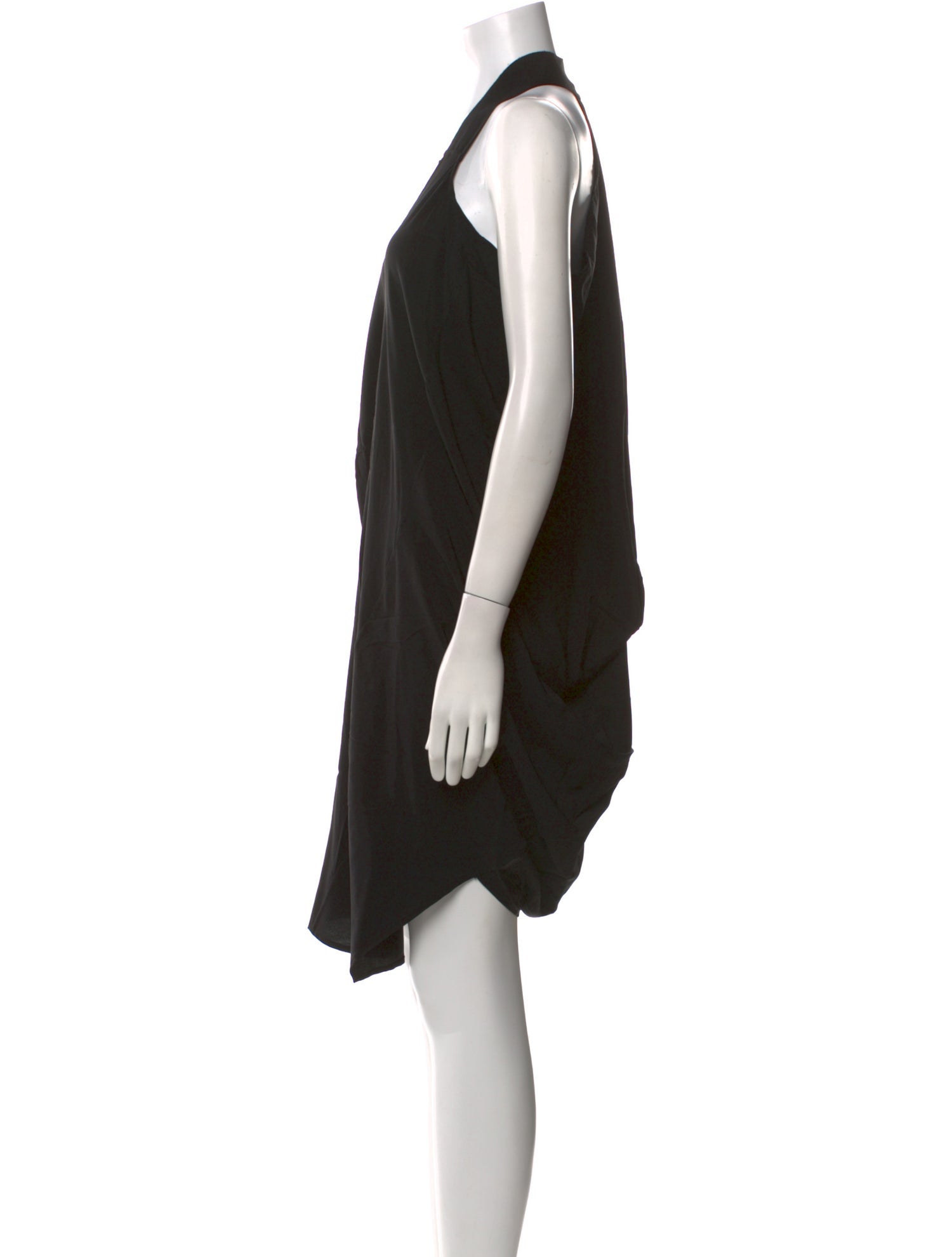 Zero + Maria Cornejo Silk Knee-Length Dress