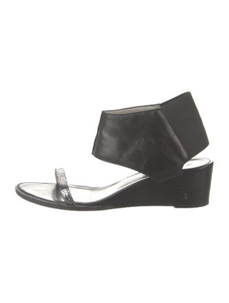 Eileen Shields x Zero+Maria Cornejo Leather Slingback Sandals