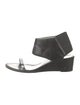 Eileen Shields x Zero+Maria Cornejo Leather Slingback Sandals