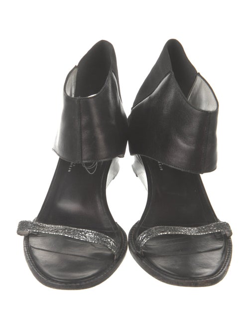 Eileen Shields x Zero+Maria Cornejo Leather Slingback Sandals