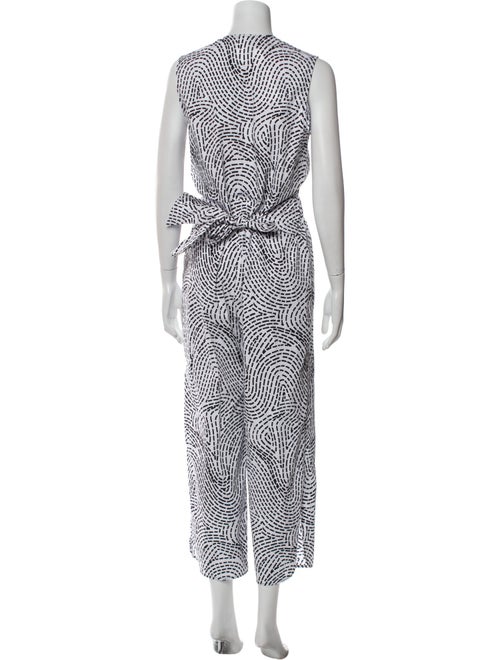 Zero + Maria Cornejo Printed V-Neck Jumpsuit