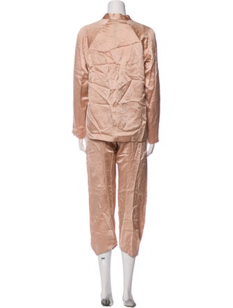 Zero + Maria Cornejo Silk Printed Pant Set