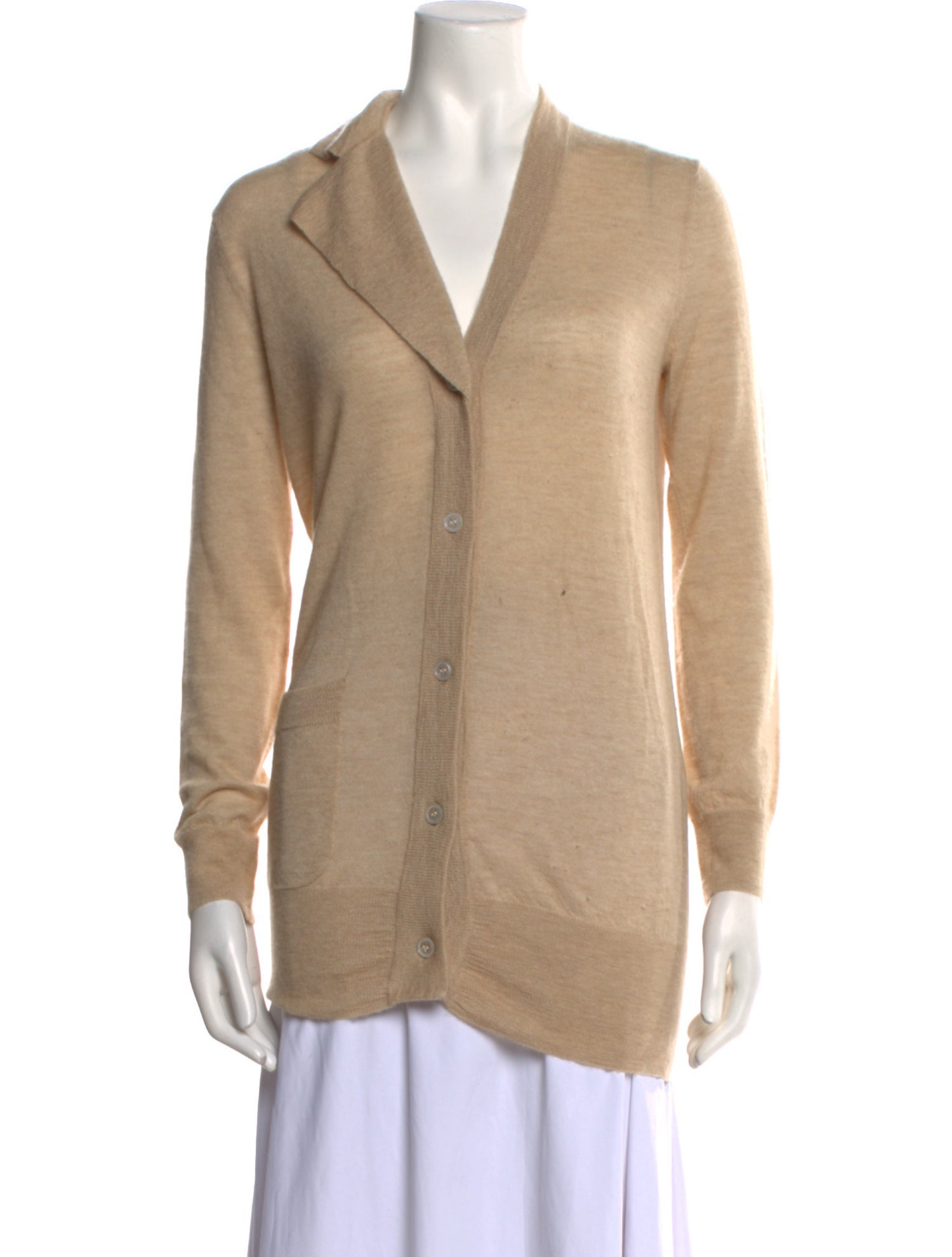 Zero + Maria Cornejo Cashmere V-Neck Sweater
