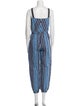 Zero + Maria Cornejo Striped V-Neck Jumpsuit