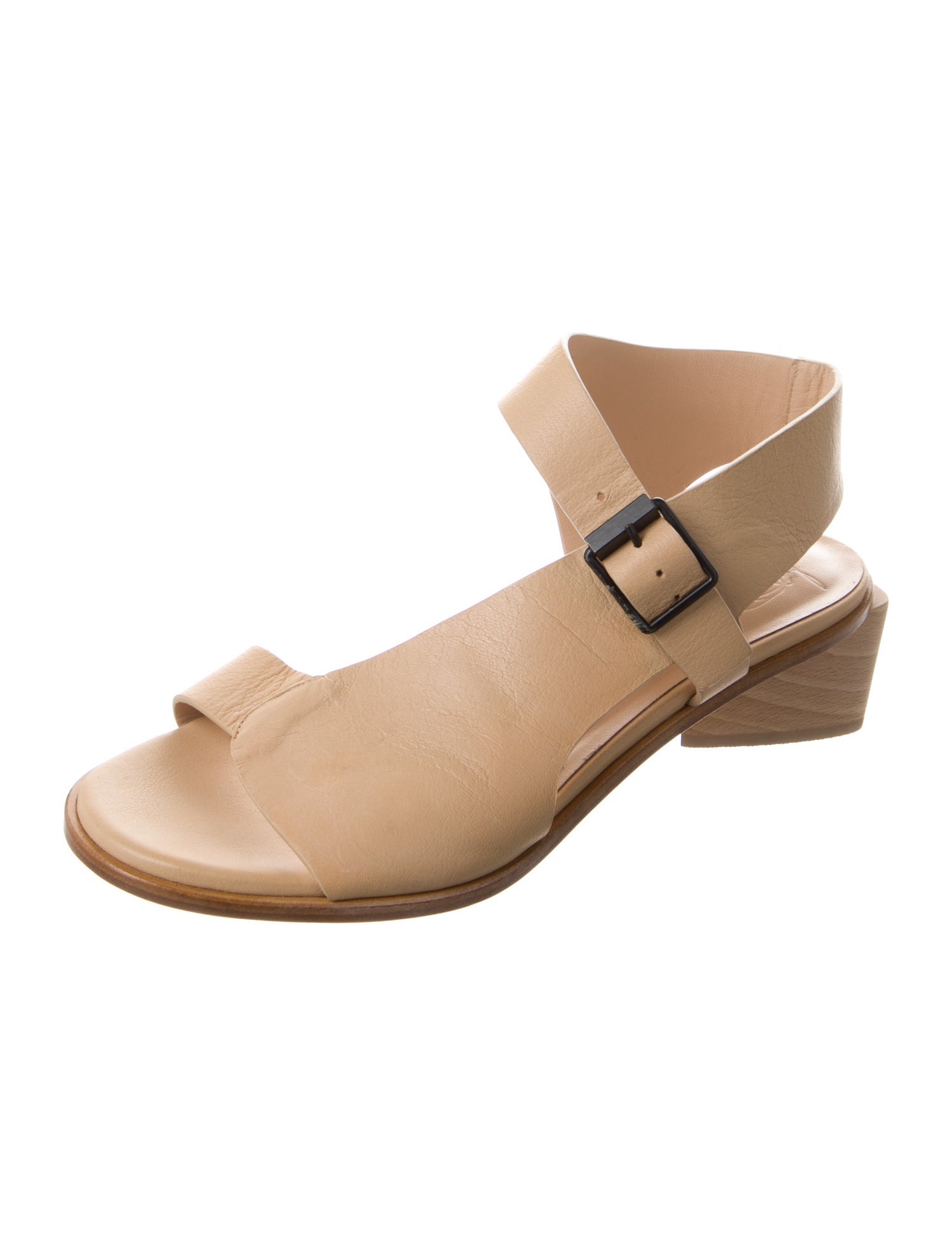 Zero + Maria Cornejo Leather Slingback Sandals