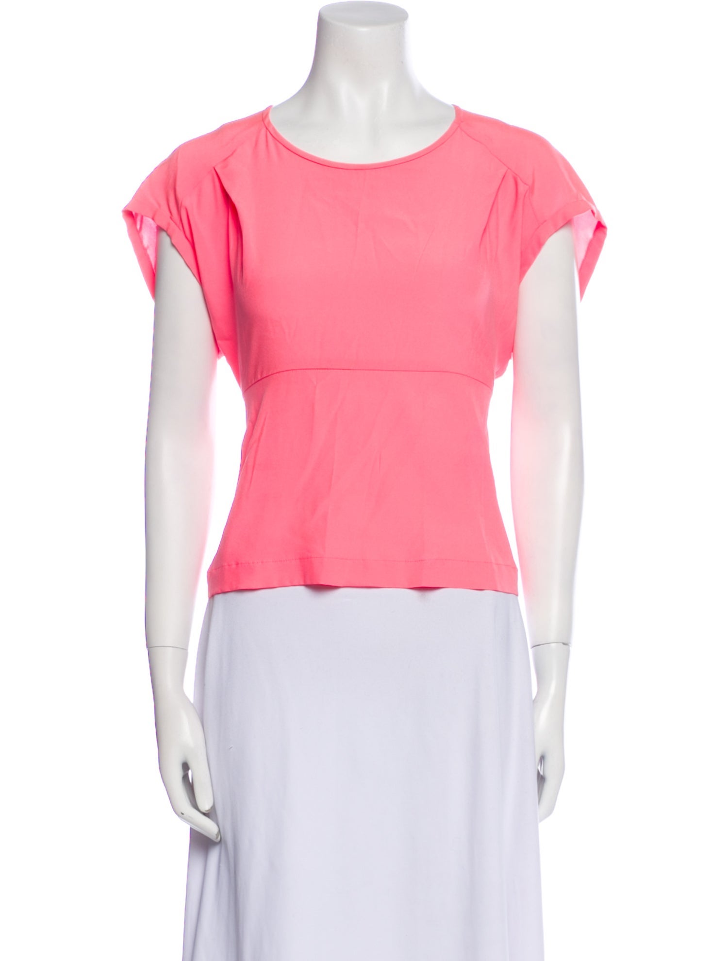 Zero + Maria Cornejo Silk Scoop Neck T-Shirt