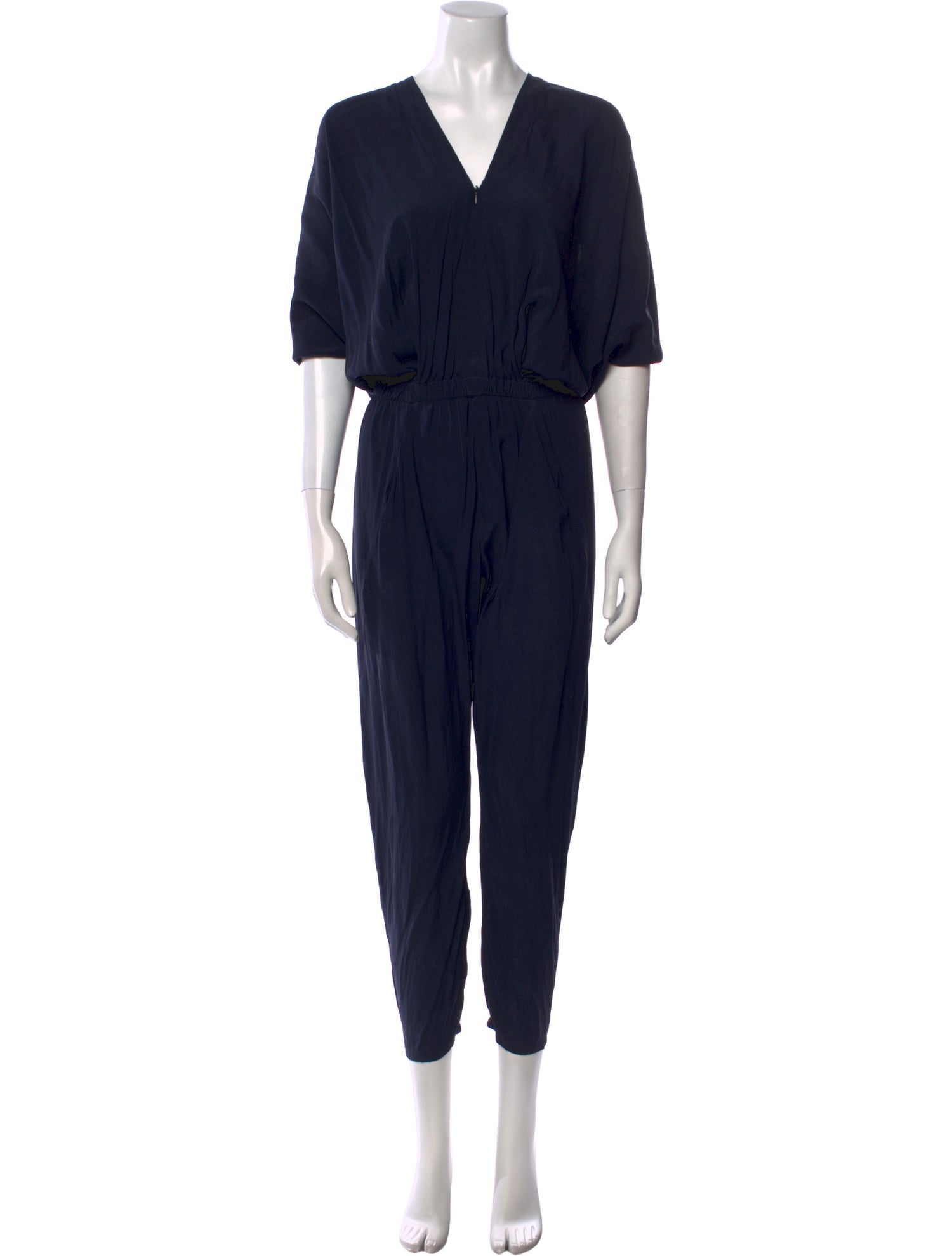 Zero + Maria Cornejo Silk V-Neck Jumpsuit