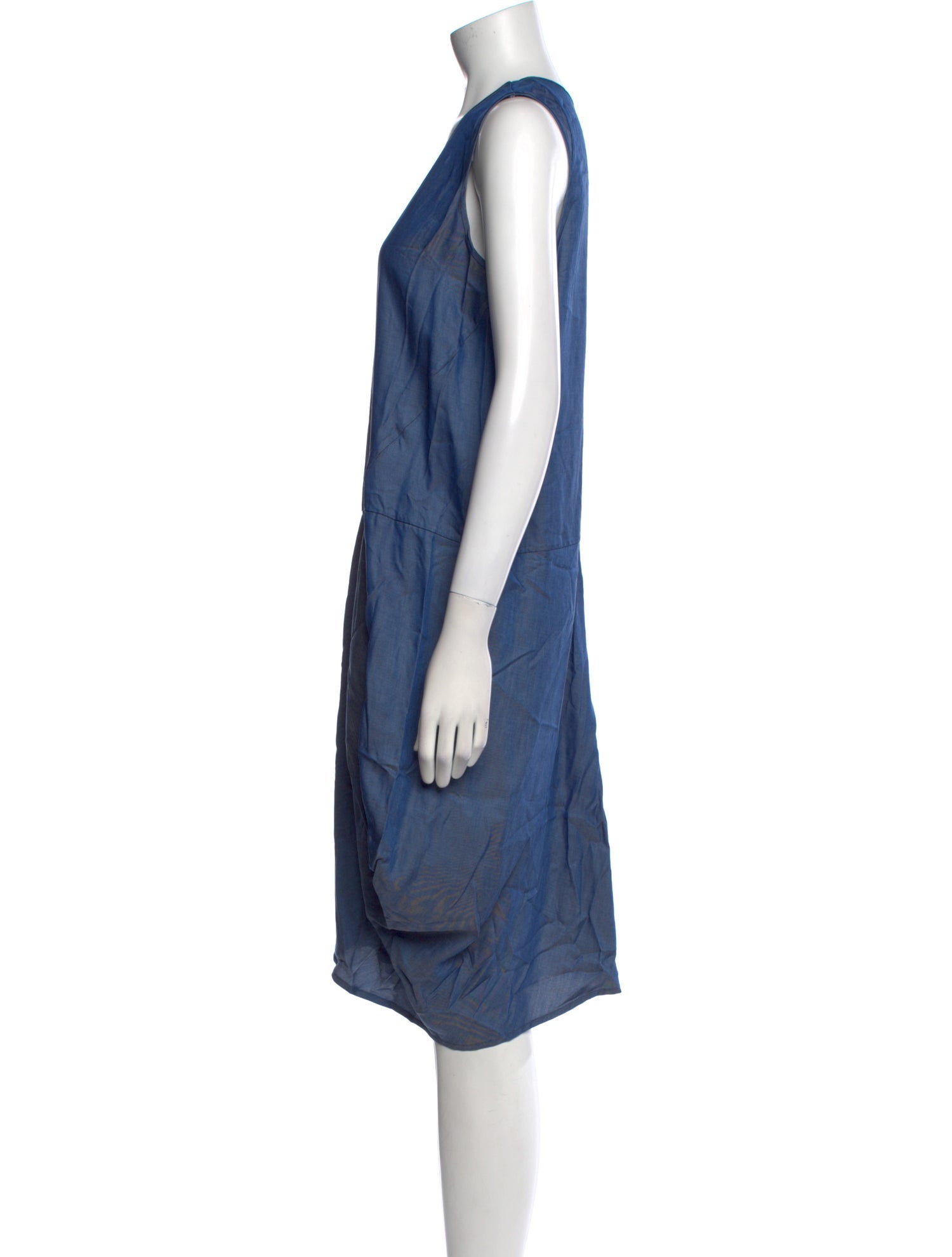 Zero + Maria Cornejo V-Neck Knee-Length Dress