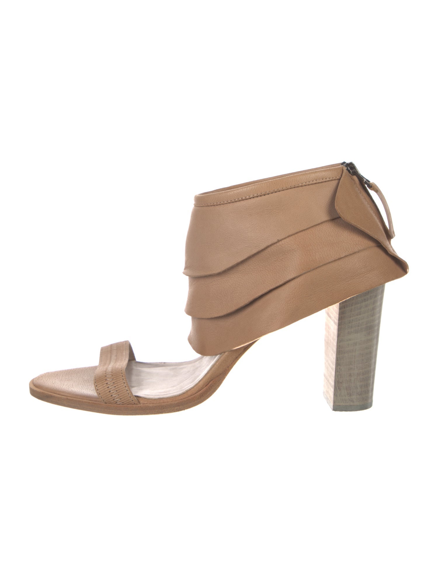 Zero + Maria Cornejo Leather Slingback Sandals
