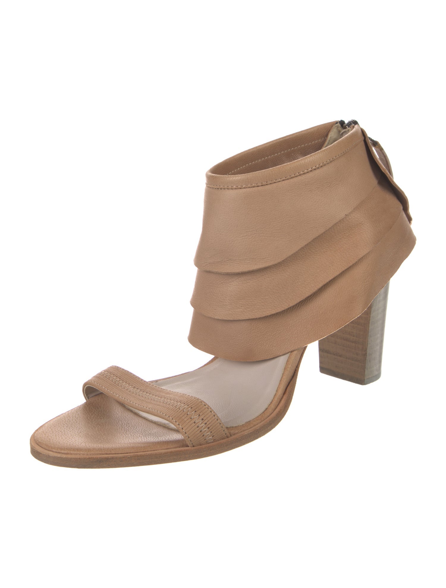 Zero + Maria Cornejo Leather Slingback Sandals