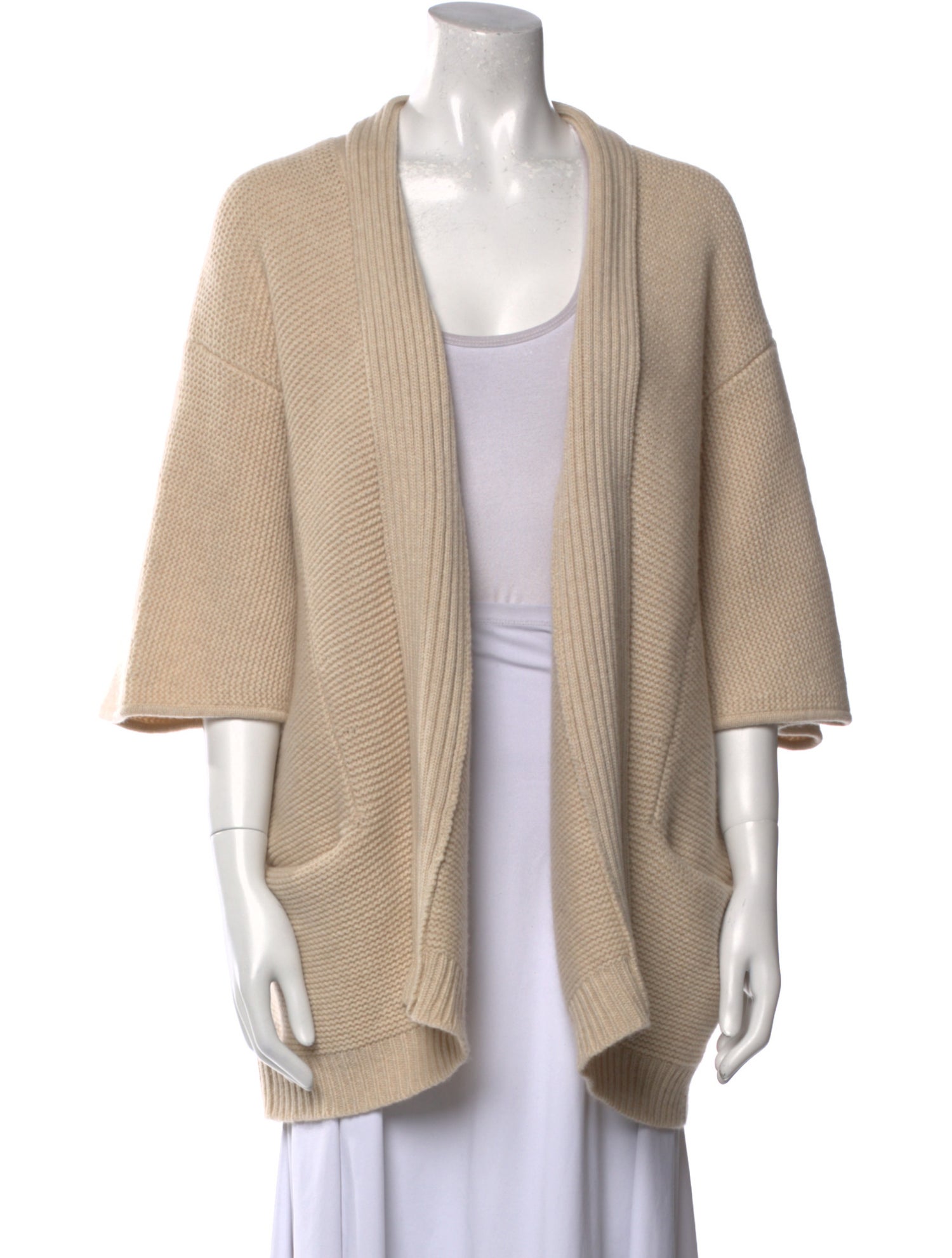 Zero + Maria Cornejo Cashmere Open Front Sweater