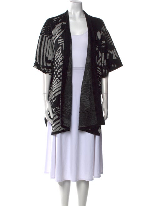 Zero + Maria Cornejo Printed V-Neck Sweater