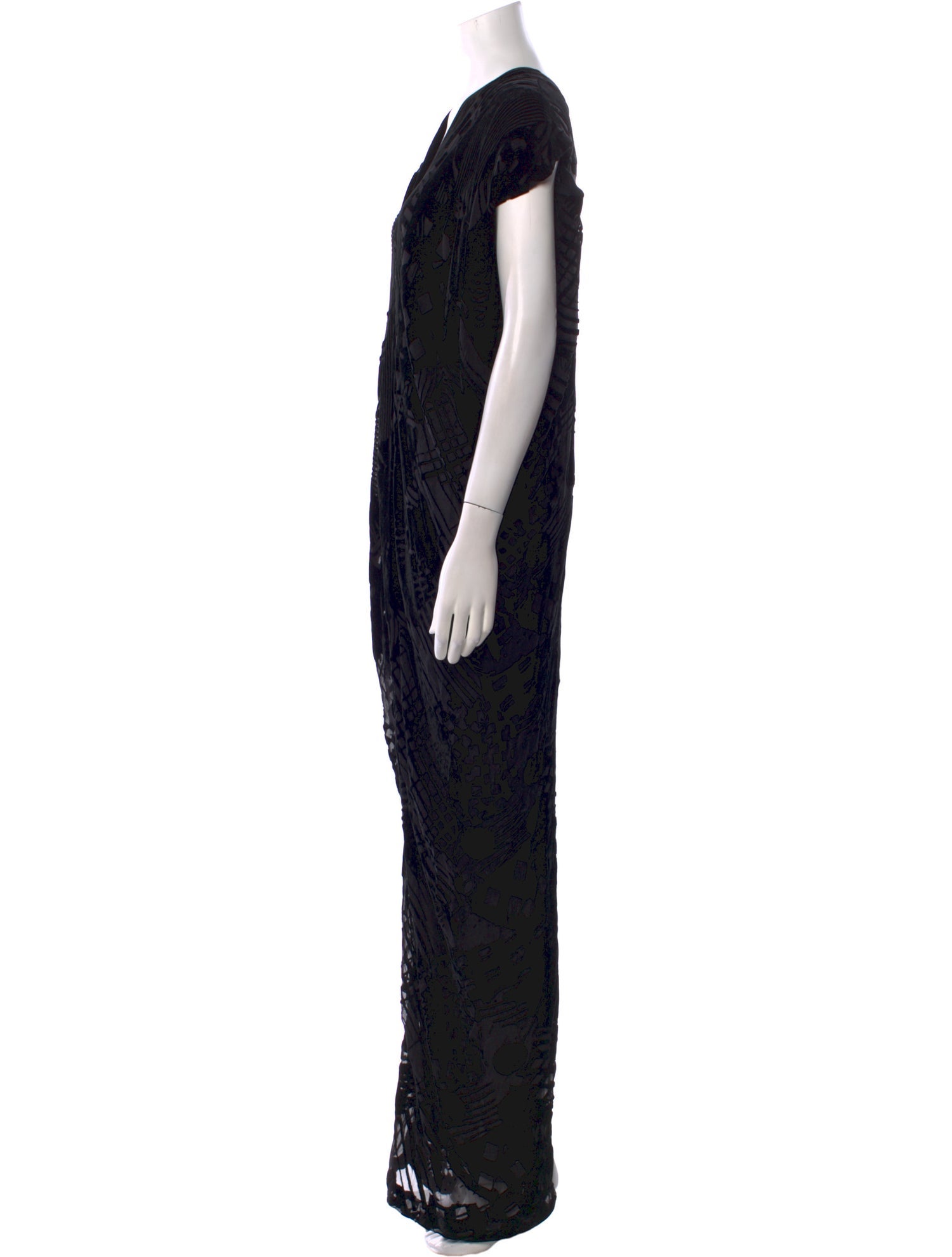 Zero + Maria Cornejo V-Neck Long Dress