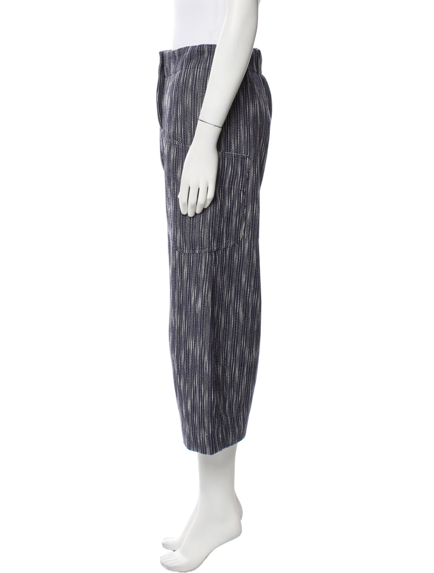 Zero + Maria Cornejo Striped Wide Leg Pants