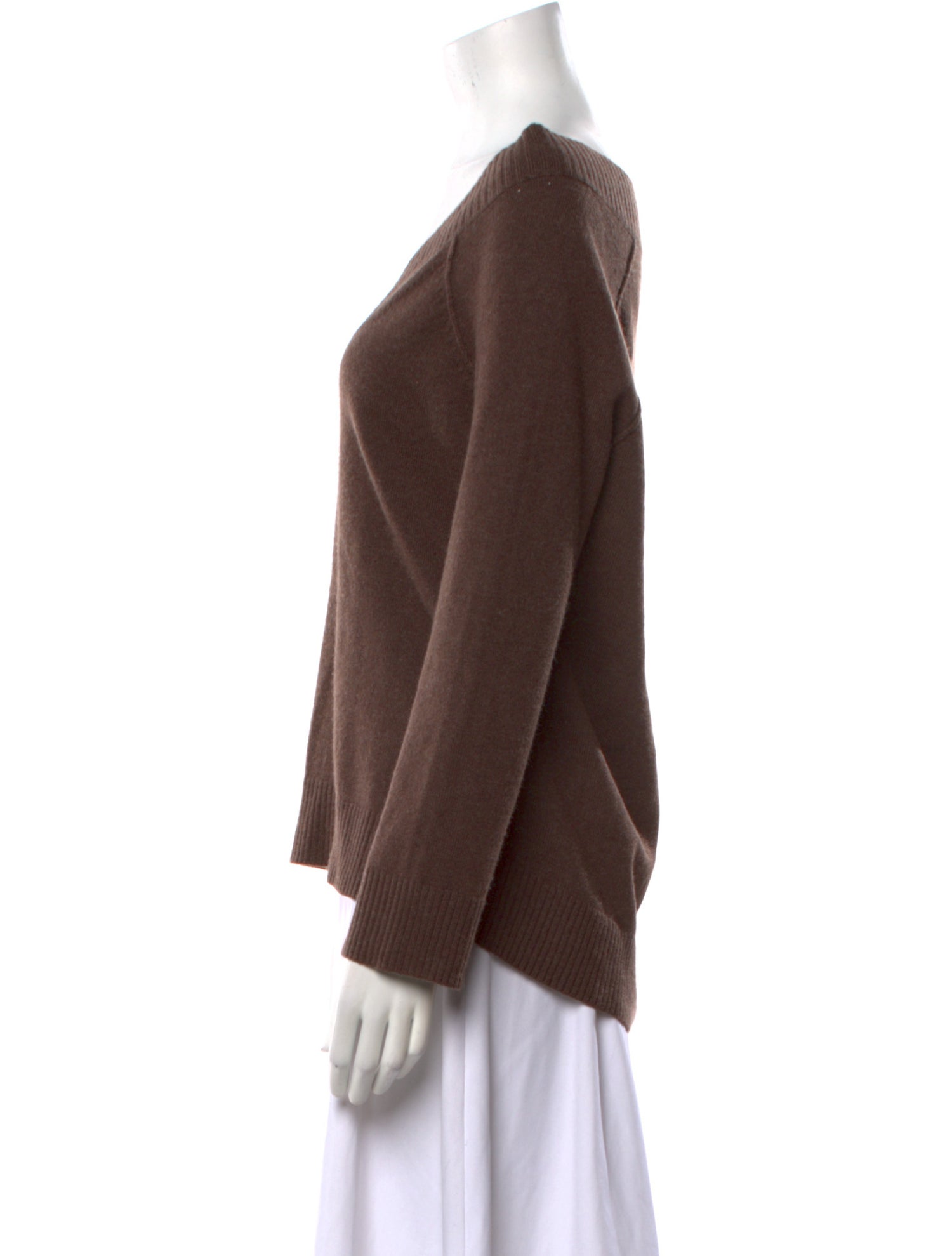 Zero + Maria Cornejo Cashmere V-Neck Sweater