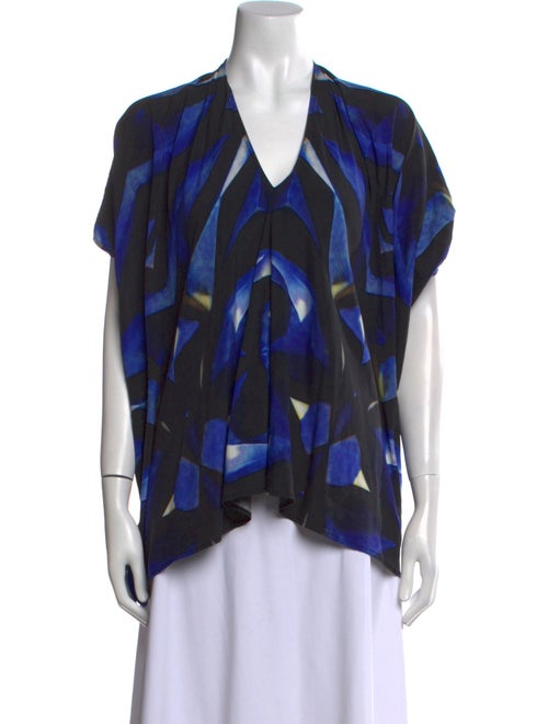 Zero + Maria Cornejo Silk Printed Blouse