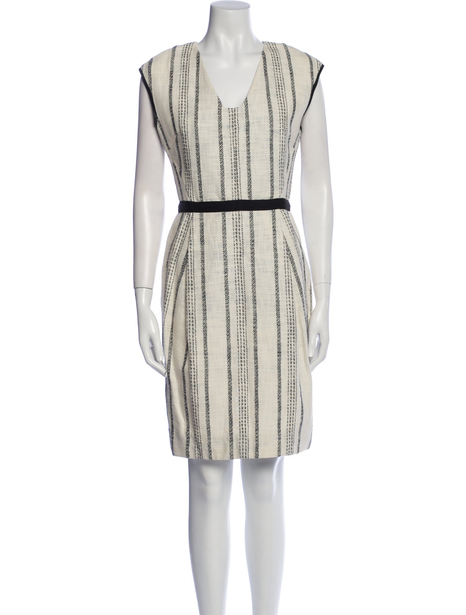 Zero + Maria Cornejo Striped Mini Dress
