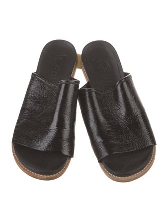 Zero + Maria Cornejo Patent Leather Slides
