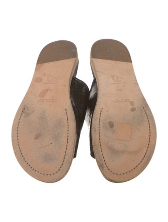 Zero + Maria Cornejo Patent Leather Slides