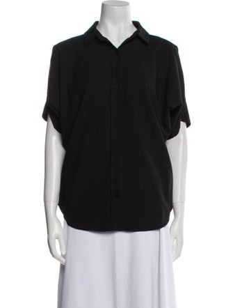 Zero + Maria Cornejo Short Sleeve Button-Up Top