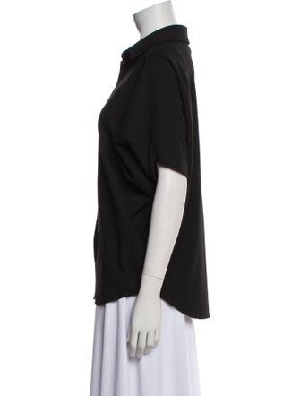 Zero + Maria Cornejo Short Sleeve Button-Up Top