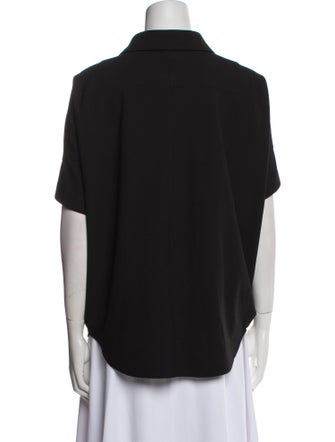 Zero + Maria Cornejo Short Sleeve Button-Up Top