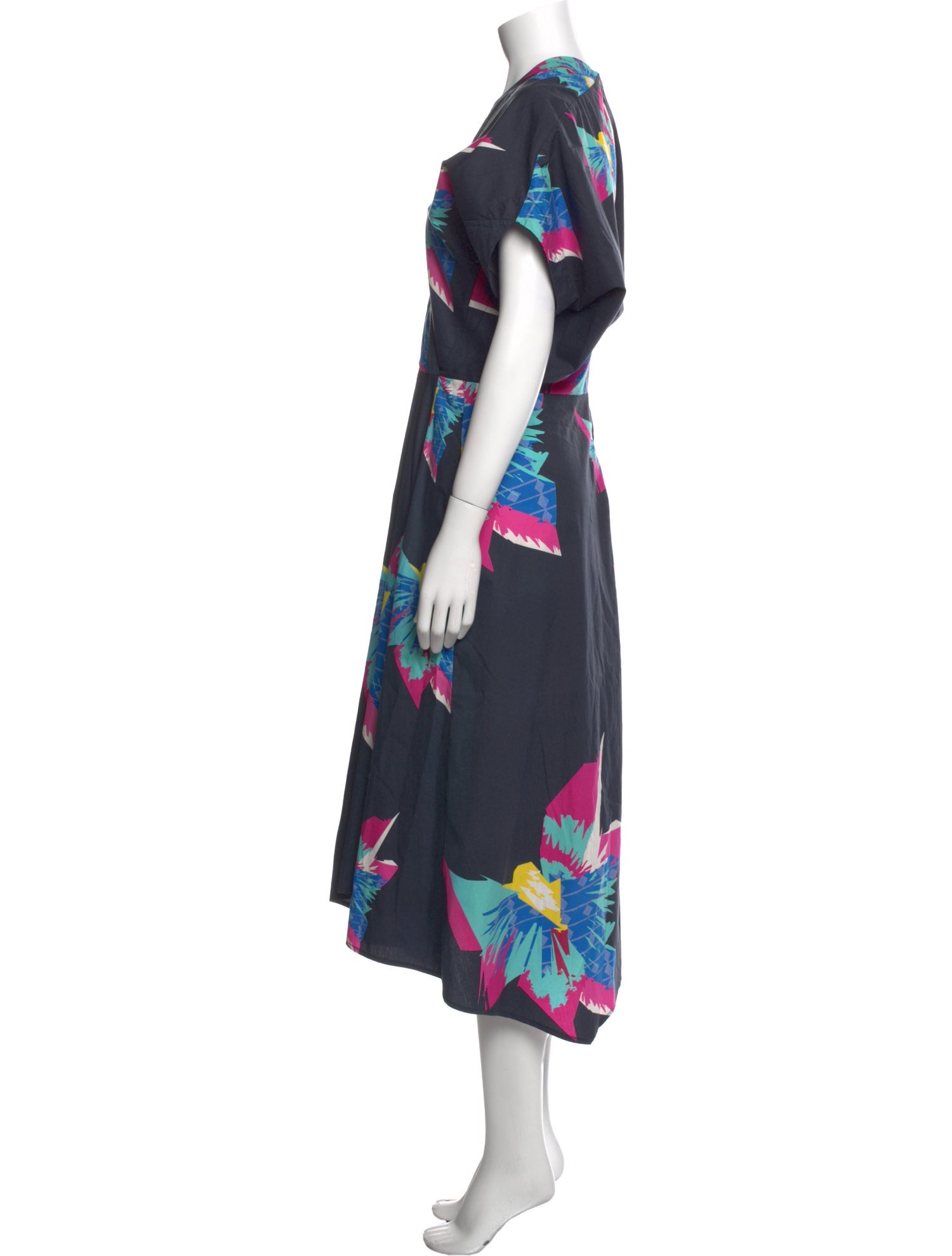 Zero + Maria Cornejo Floral Print Long Dress