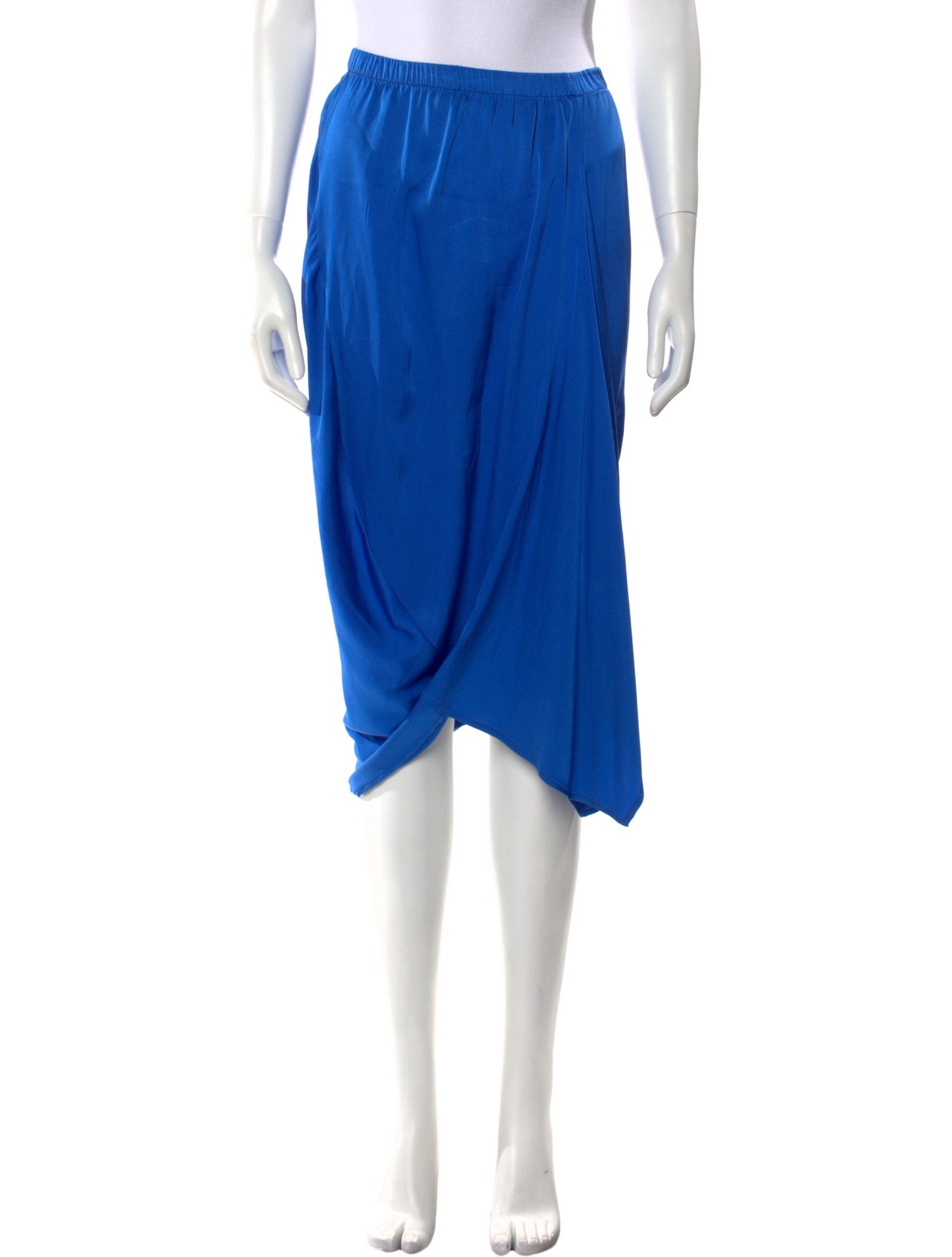 Zero + Maria Cornejo Silk Midi Length Skirt