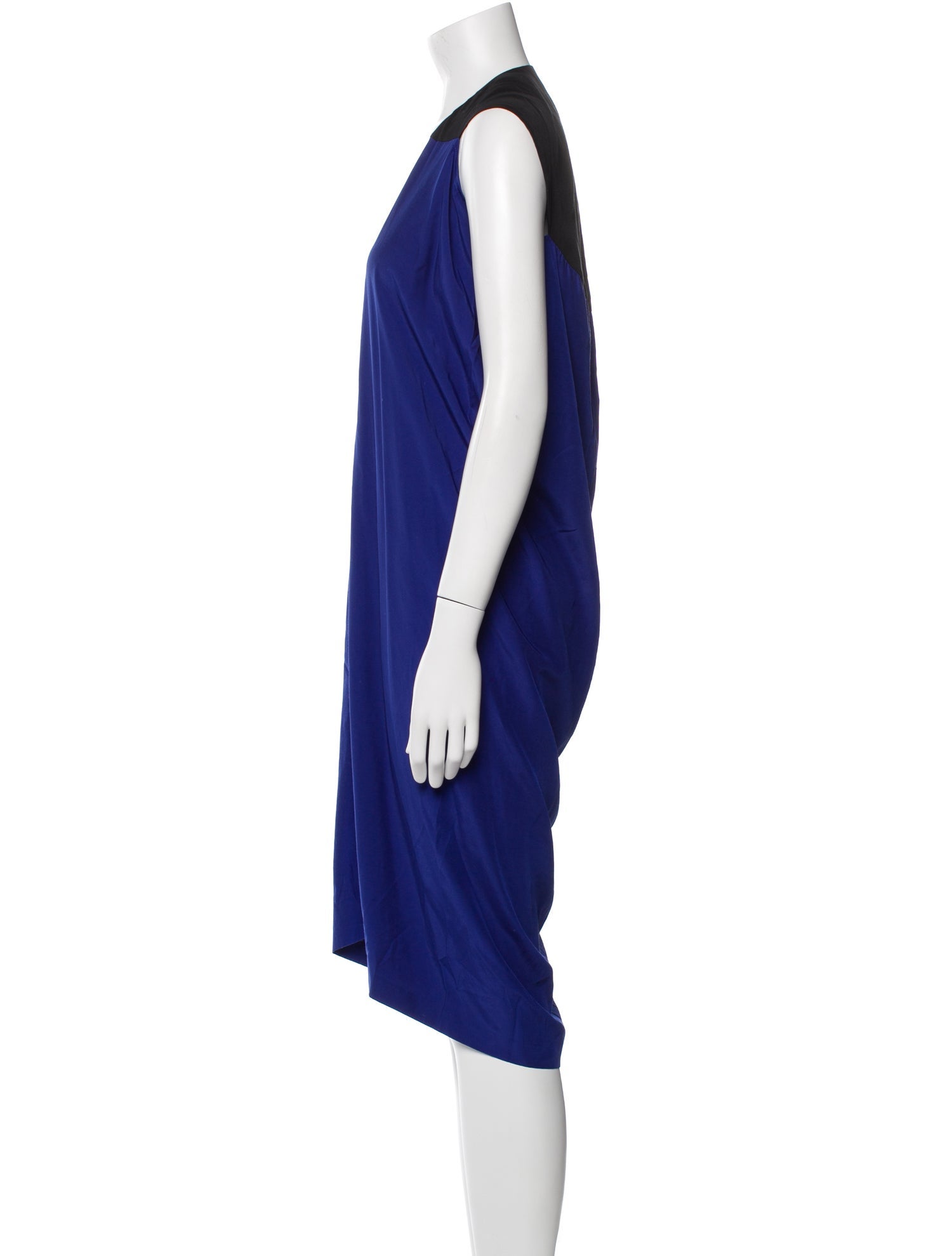 Zero + Maria Cornejo V-Neck Knee-Length Dress