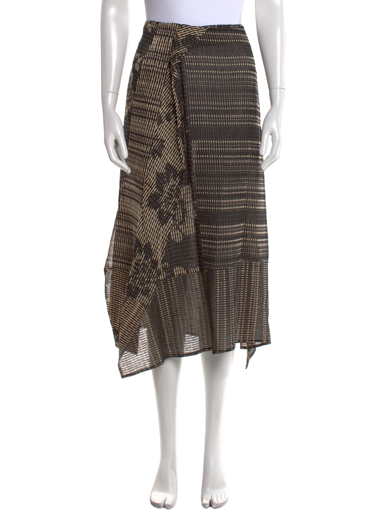 Zero + Maria Cornejo Printed Midi Length Skirt w/ Tags
