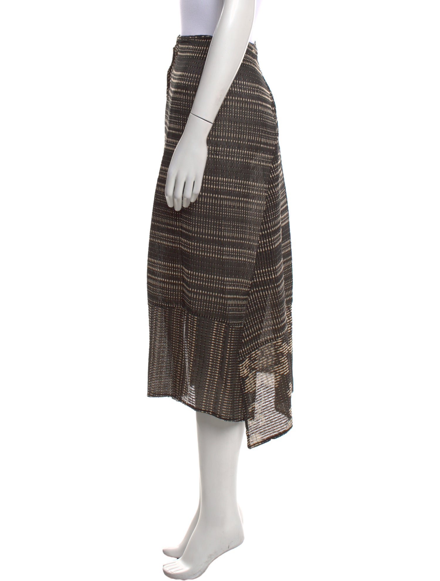 Zero + Maria Cornejo Printed Midi Length Skirt w/ Tags