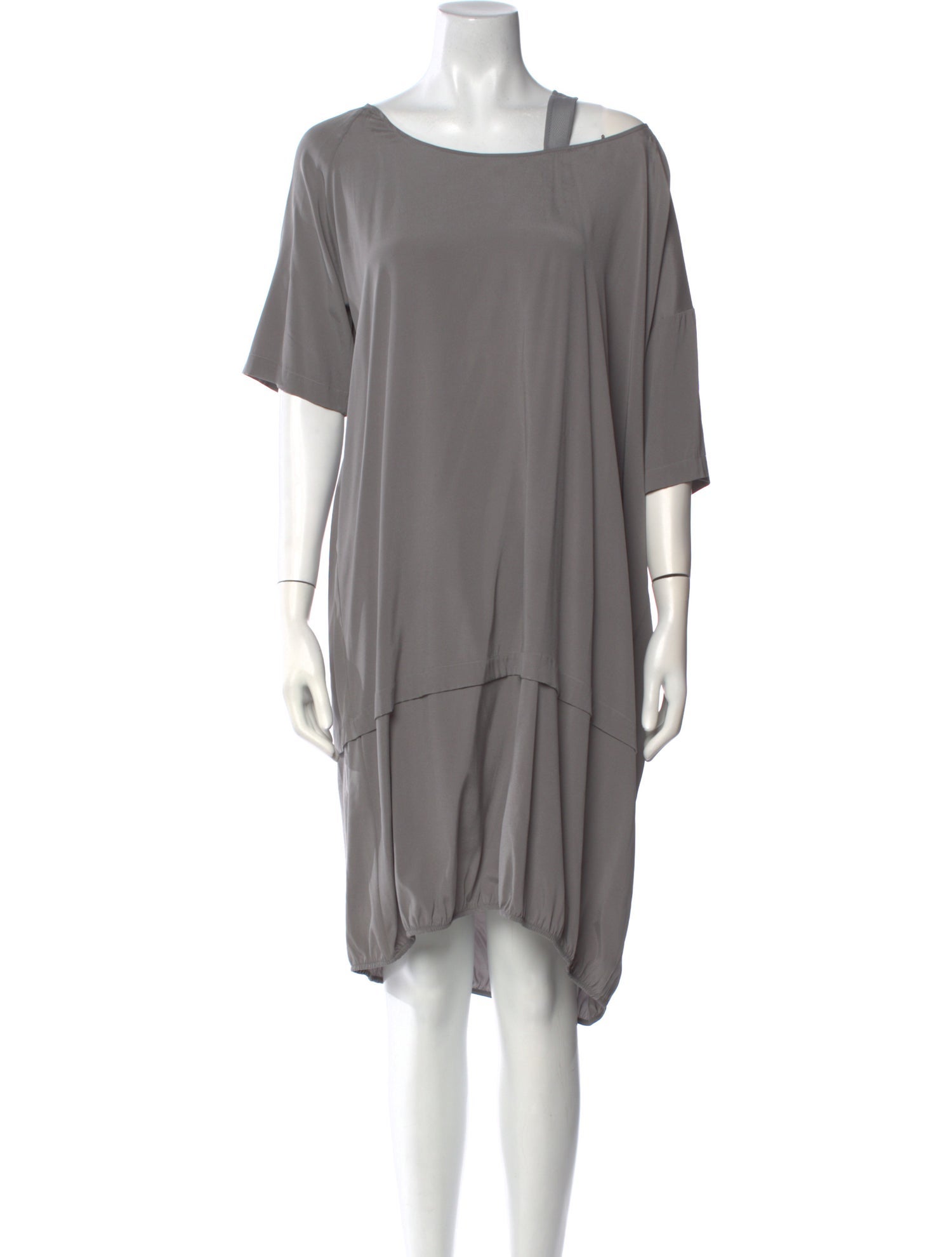 Zero + Maria Cornejo Silk Knee-Length Dress