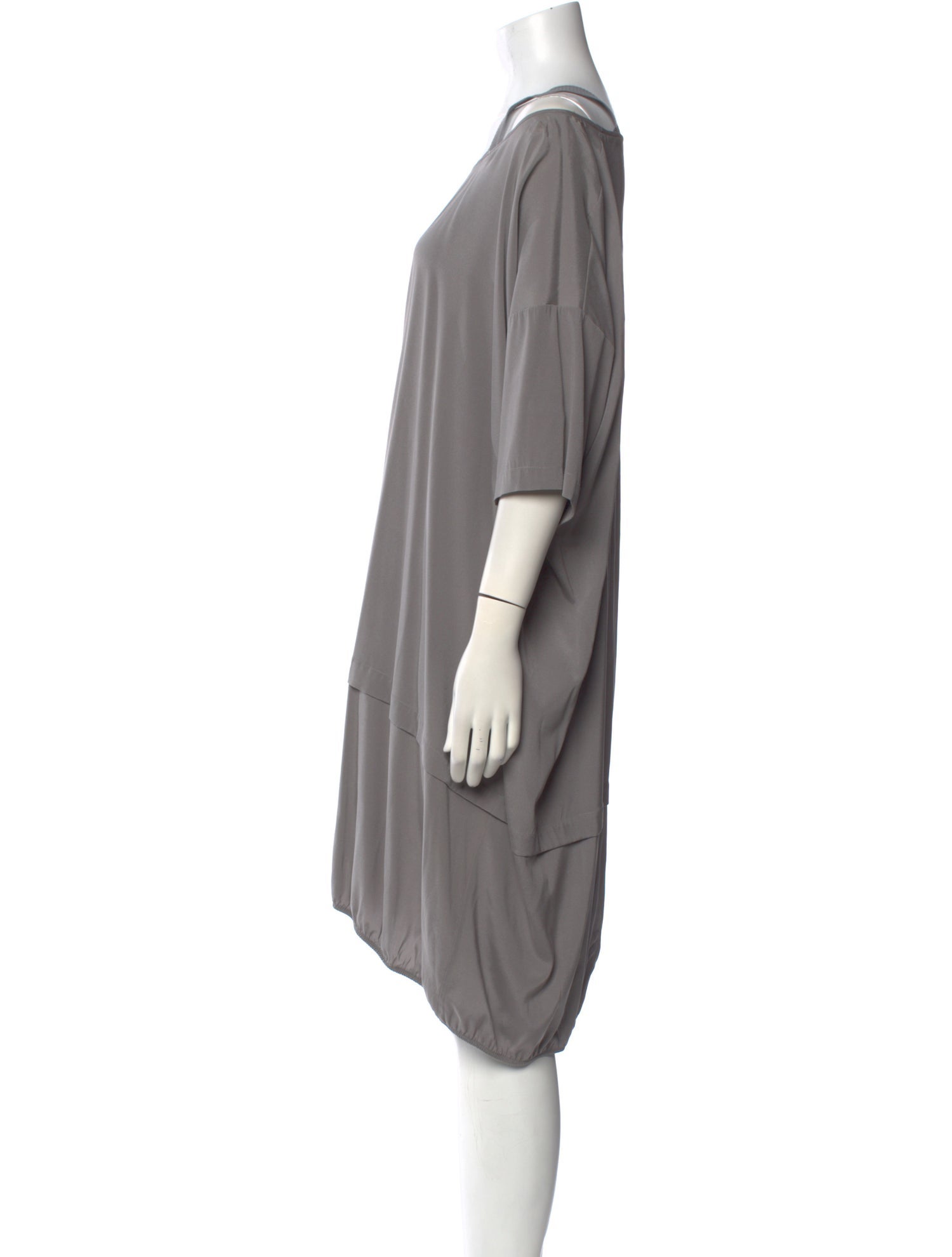 Zero + Maria Cornejo Silk Knee-Length Dress