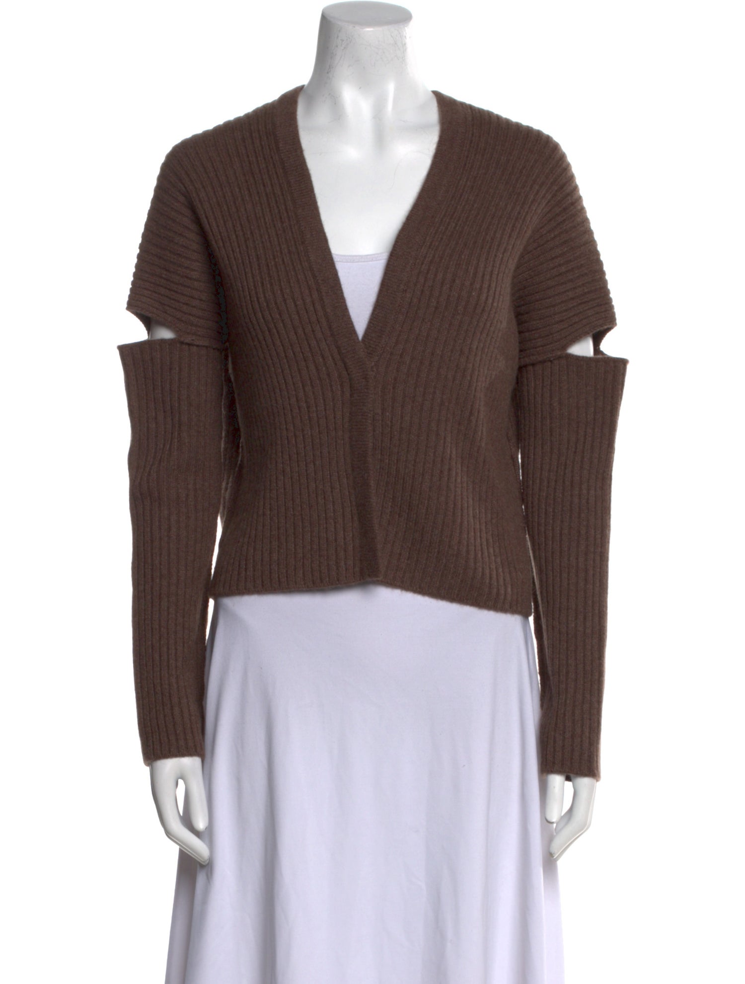 Zero + Maria Cornejo Cashmere V-Neck Sweater