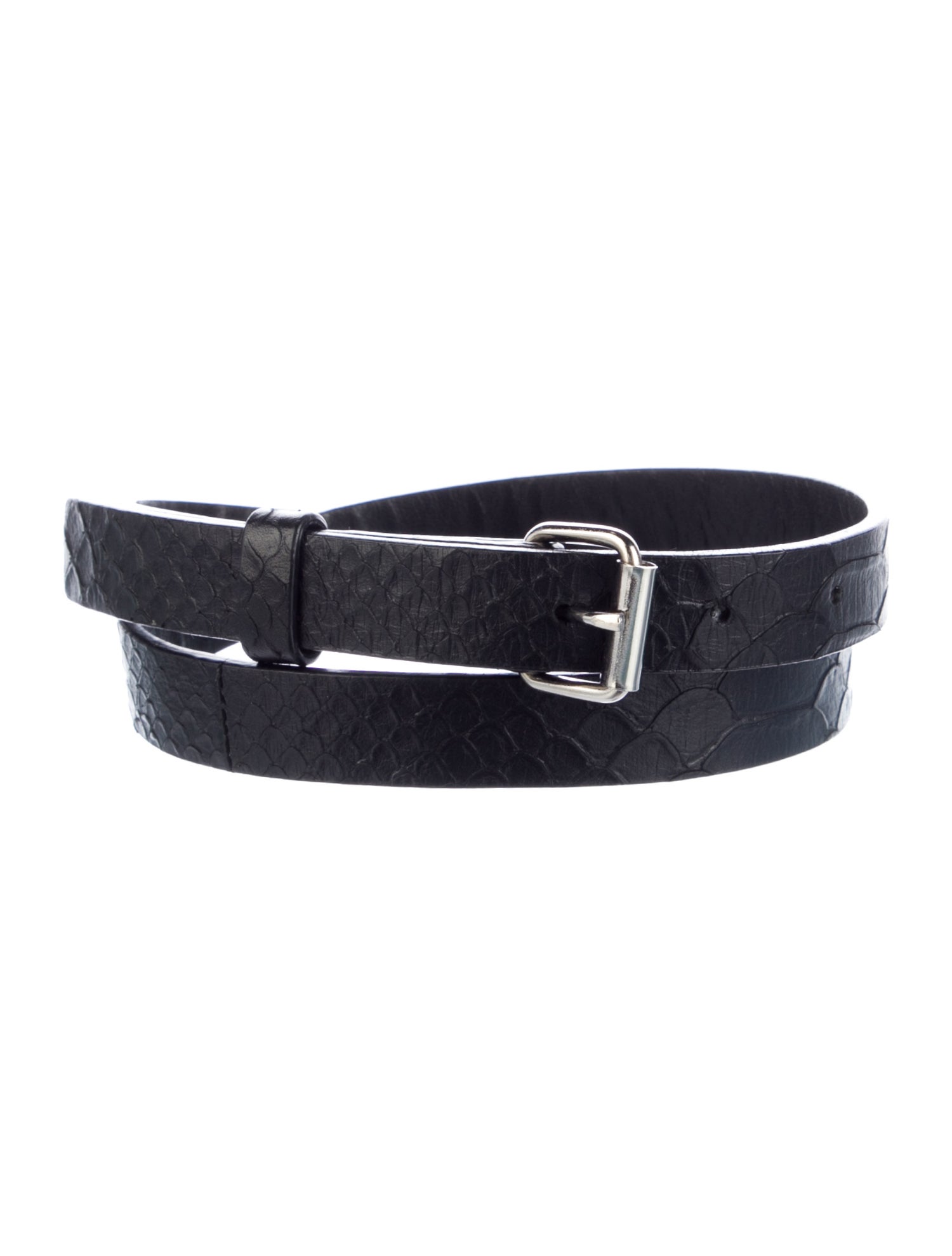 Zero + Maria Cornejo Skinny Leather Belt