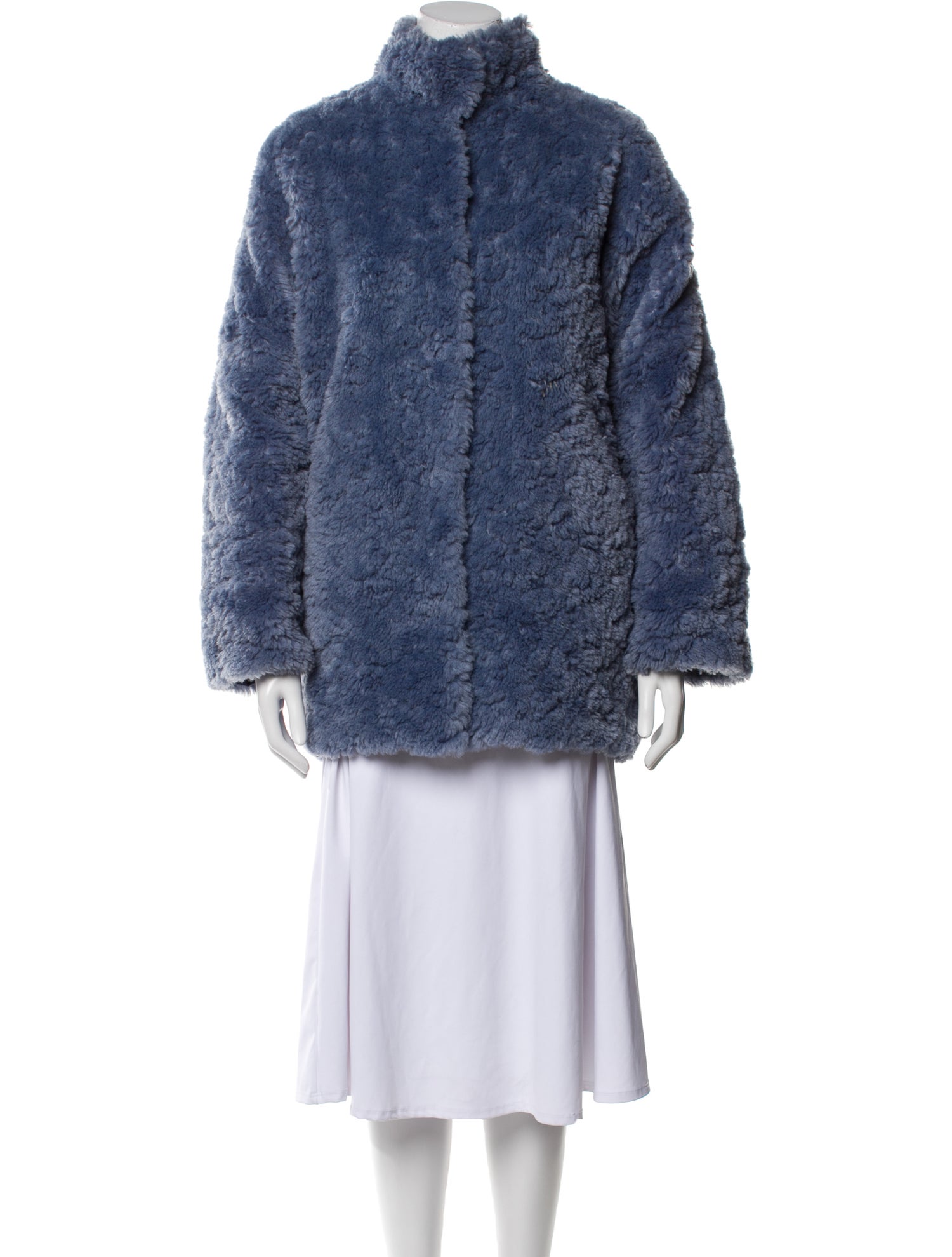 Zero + Maria Cornejo Faux Fur Coat