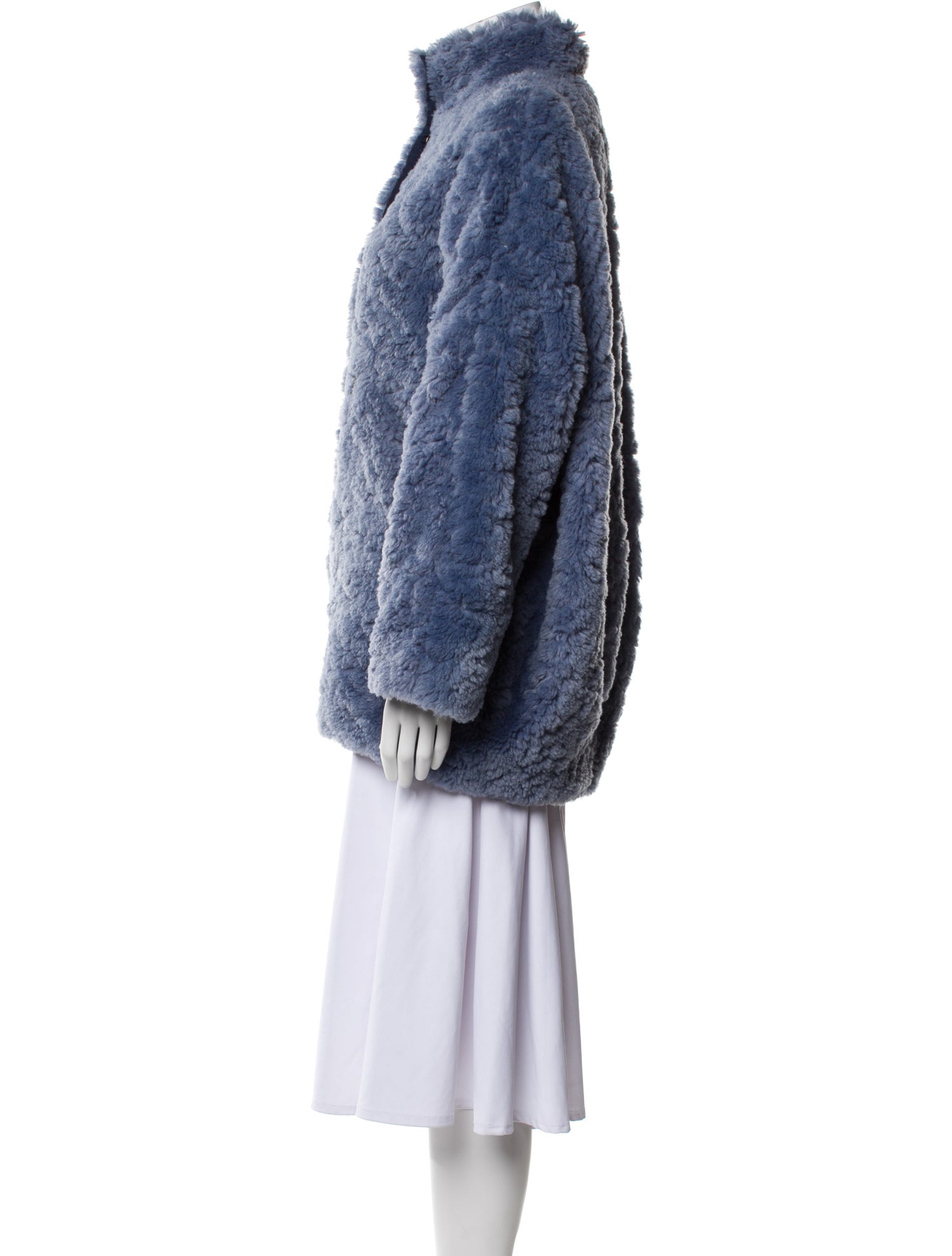 Zero + Maria Cornejo Faux Fur Coat