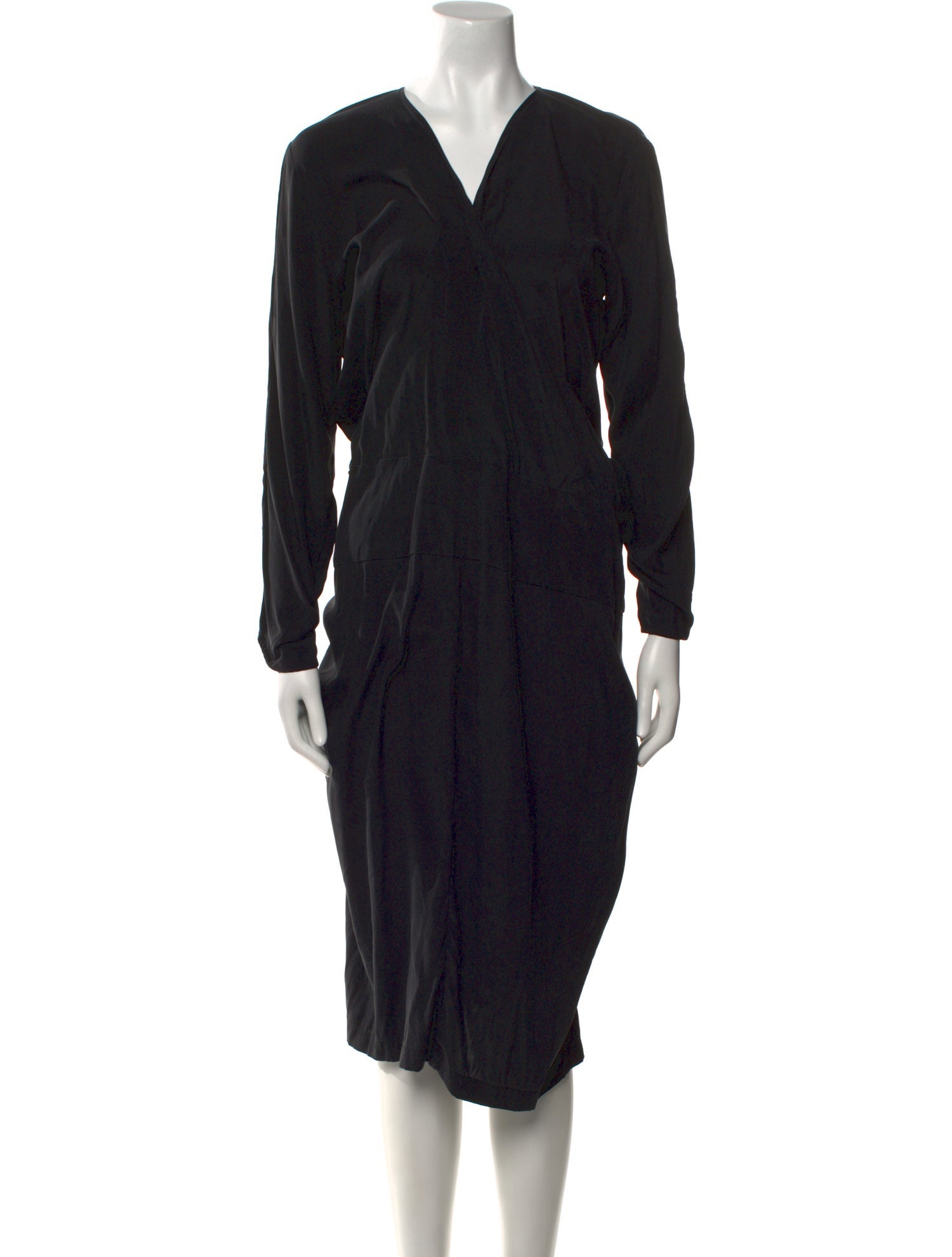 Zero + Maria Cornejo Silk Midi Length Dress