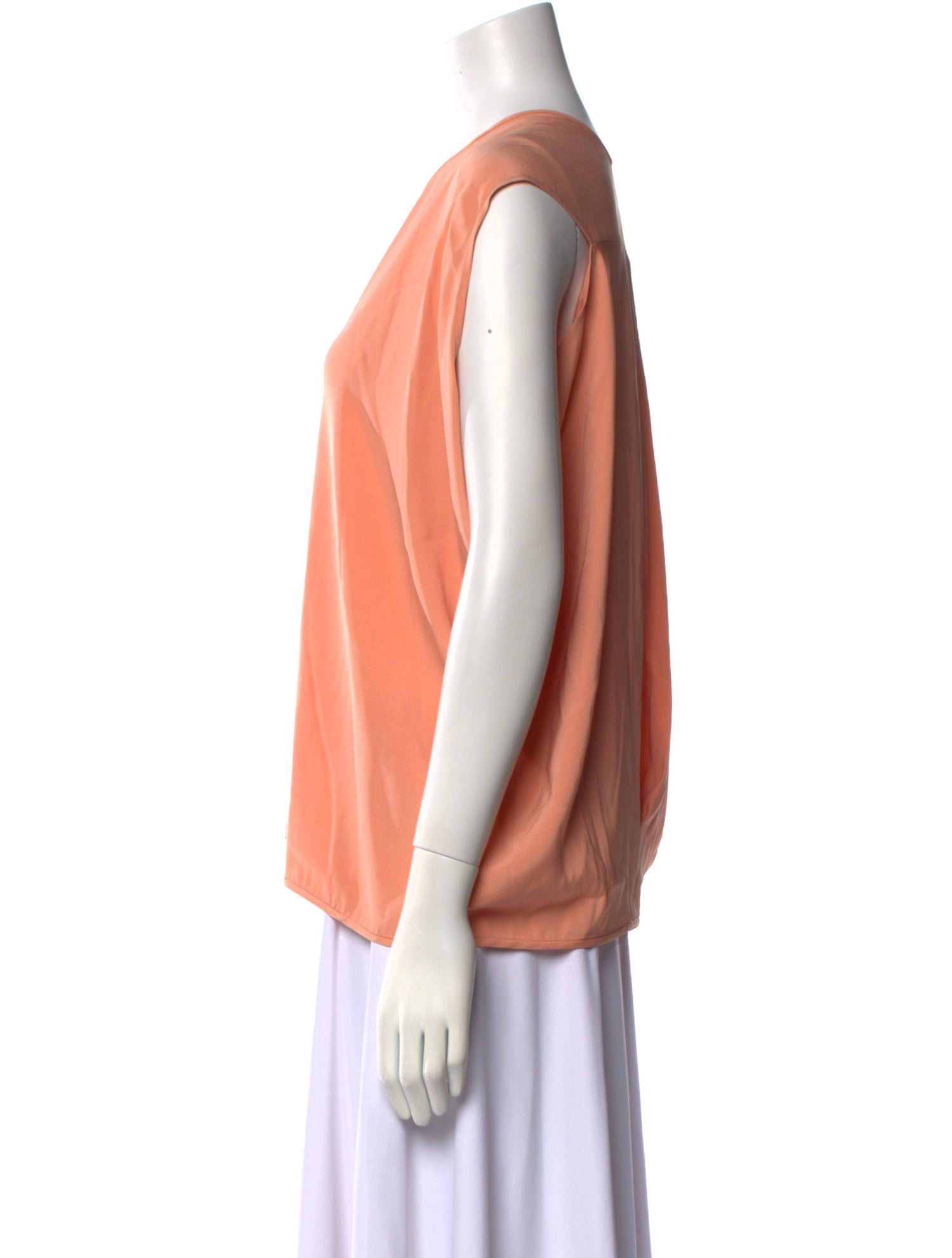 Zero + Maria Cornejo Silk V-Neck Blouse