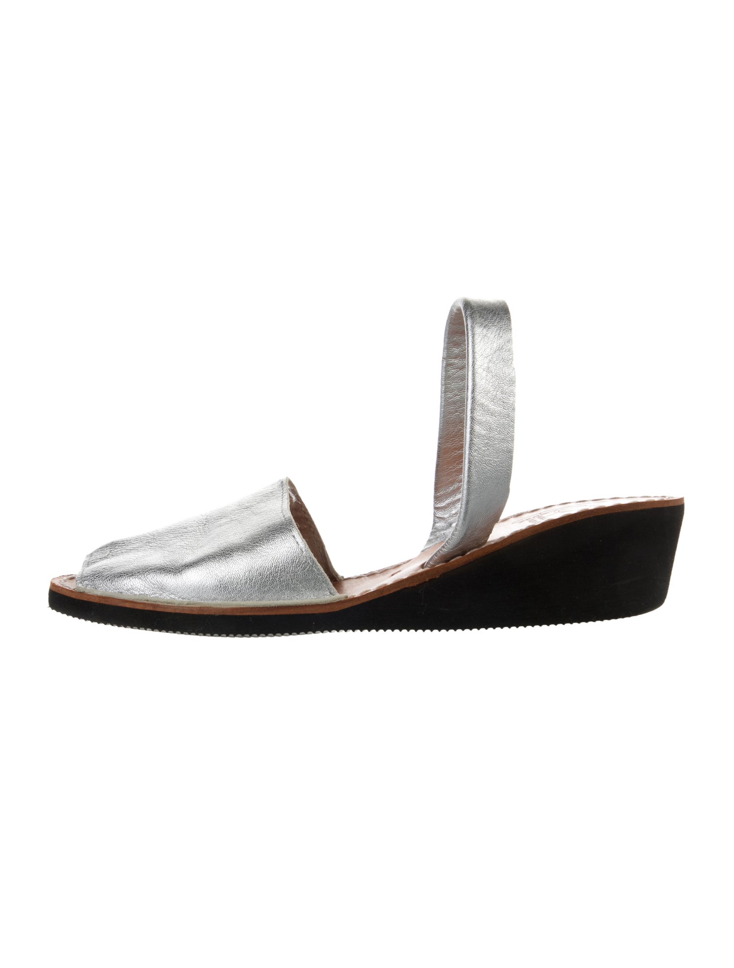 Zero + Maria Cornejo Leather Slingback Sandals