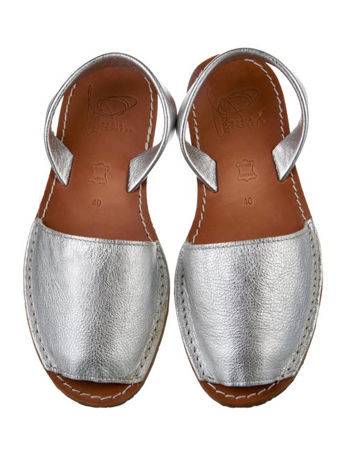 Zero + Maria Cornejo Leather Slingback Sandals