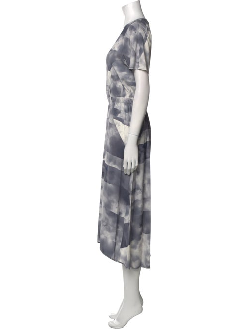 Zero + Maria Cornejo Silk Midi Length Dress